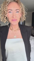 ‘Sunna’ - Mother of Pearl Sun Talisman Necklace