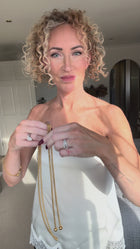 ‘Rixi’ - Wraparound Chain Rope Necklace (Gold or Silver)