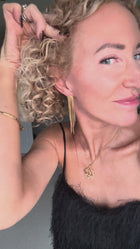 Gold Cascade Fringe Earrings
