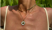 ‘Sunna’ - Mother of Pearl Sun Talisman Necklace